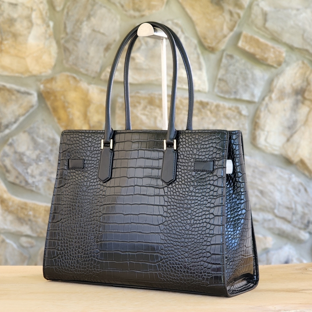 Michael Kors Hamilton Extra Large Black Tote - Picture 3 of 8